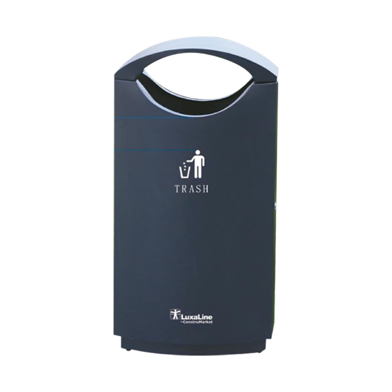 Galvanized Steel Trash Bin