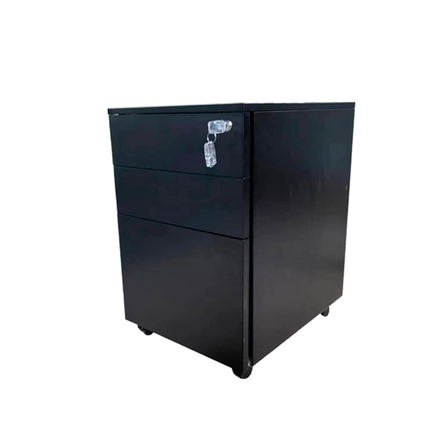 Metal Pedestal · 3 drawers